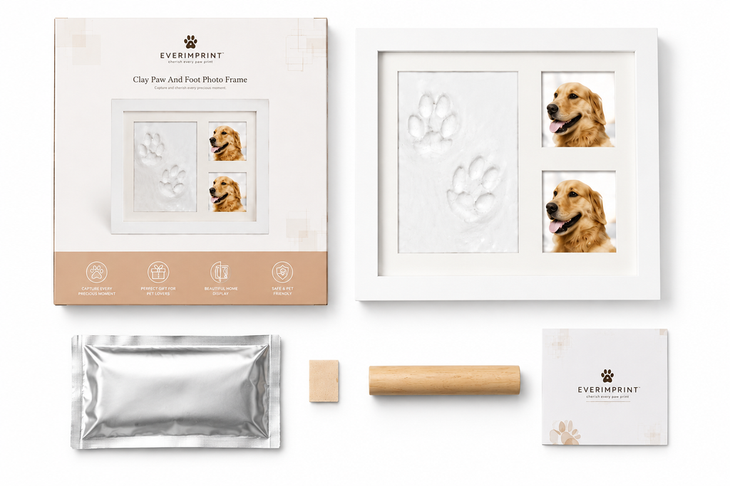 Everimptint - Clay Paw And Foot Photo Frame
